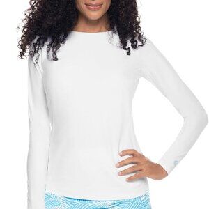 Coolibar - Women's Long Sleeve Swim Shirt - UPF 50+ Sun Protection - NWT